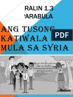 Aralin 1.3 Parabula Ang Tusong Katiwala NG Syriapptx