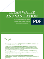 Clean Water and Sanitation MM