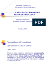 Ekonomika Malih Preduze-preduzetnistvo[1]