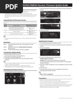 2017 NAVIGATION/MULTIMEDIA Receiver Firmware Update Guide