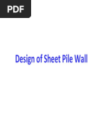 Sheet Pile Design