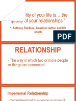 SC Personal Relationship Reasons For Attraction