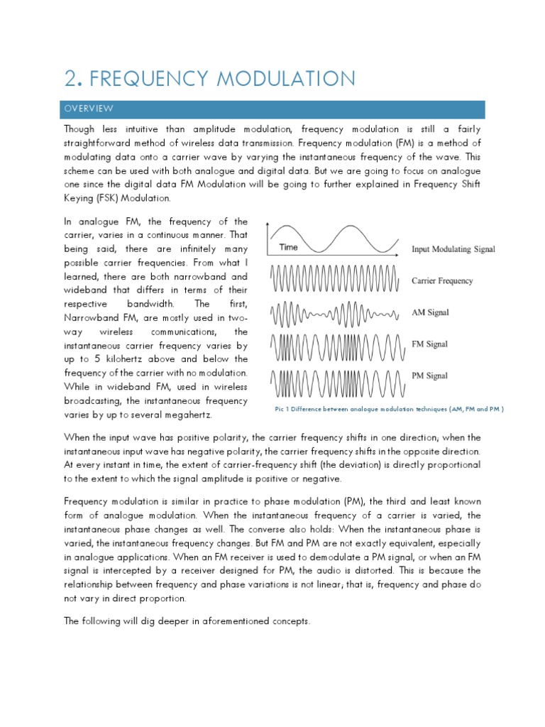 FM Modulation Index Impact | PDF | Frequency Modulation | Modulation