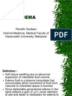 Edema: Pendrik Tandean Internal Medicine, Medical Faculty of Hasanuddin University, Makassar