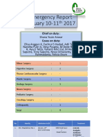 Emergency Report January 10-11 2017: Chief On Duty: Coass On Duty