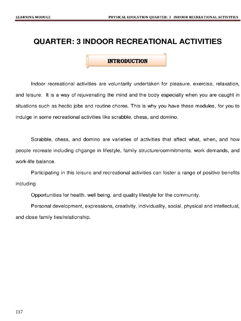 Grade 8 Physical Education Module 3 | PDF