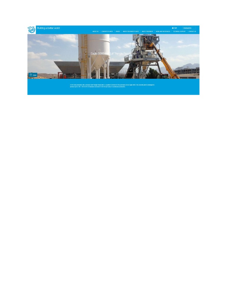 The Batching Plant Eagle 5000 Simem | PDF