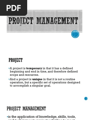 Project Management