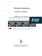 Differential Equations: Jeffrey R. Chasnov