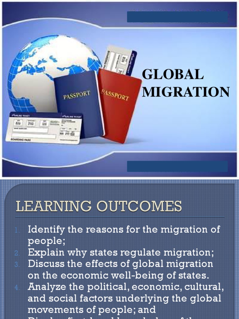 Factors Driving Global Migration | PDF | Migrant Worker | Immigration
