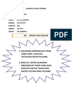 Jadwal Nyuci Piring