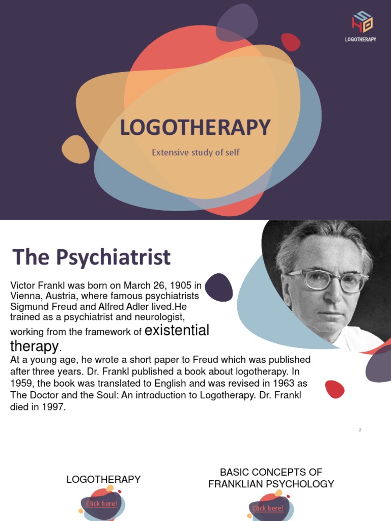 Understanding Logotherapy Principles | PDF | Clinical Psychology ...