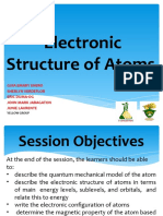 Electronic Structure of Atoms: Guia Emary Enero Sherlyn Verdeflor Eric Duma-Og John Mark Jabagaton Junie Laurente