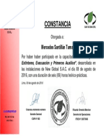 Constancia Capac Primeros Auxilios PDF