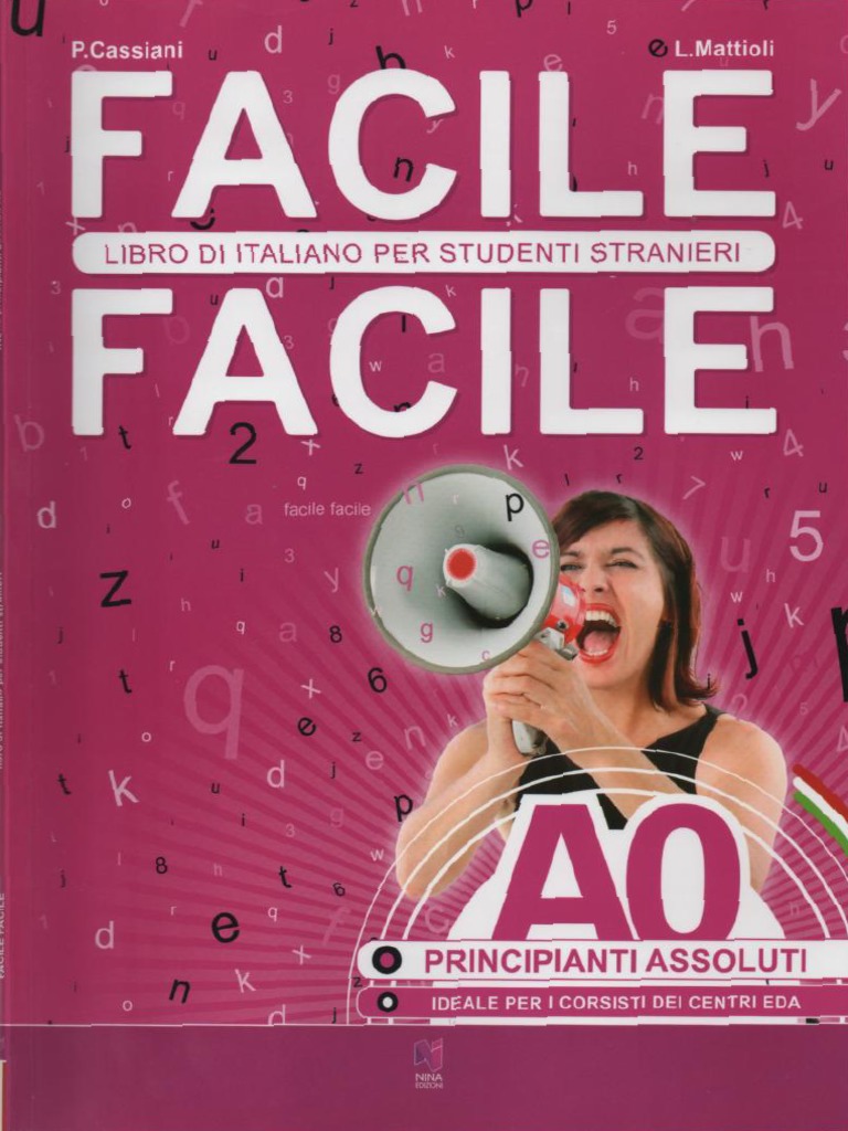 كتاب Facile A0//وحدة 4//درس5 Aggettivi #FacileA0 