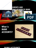 Basic Documents and Transactions Related To Bank