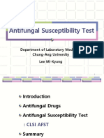 CLSI Antifungical Susceptibility Test Updated