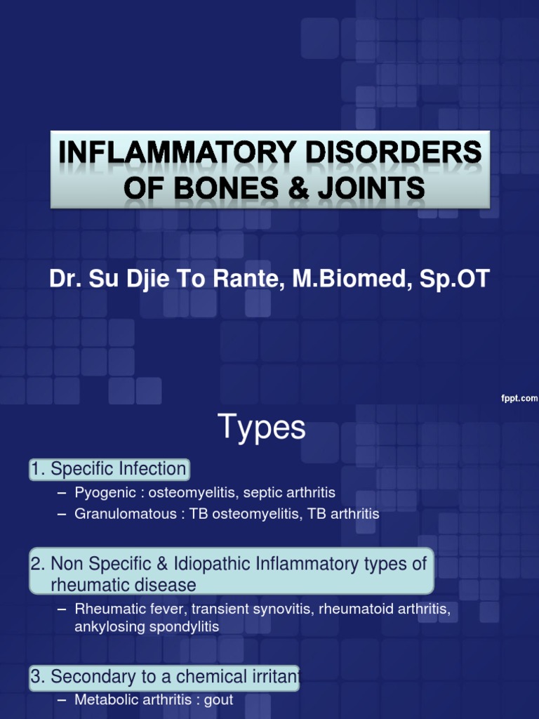 Bone and Joint Inflammation Overview | PDF | Gout | Rheumatoid Arthritis