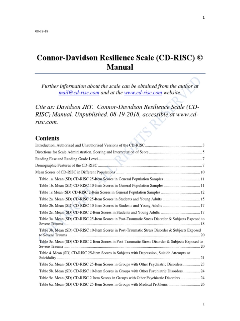 What Is Cd-Risc? _ A guide to CDISC standards used in clinical research ...
