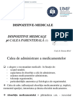 Dispozitive Medicale Pentru Administrarea Parenterala