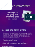 Tips for Effective Powerpoint