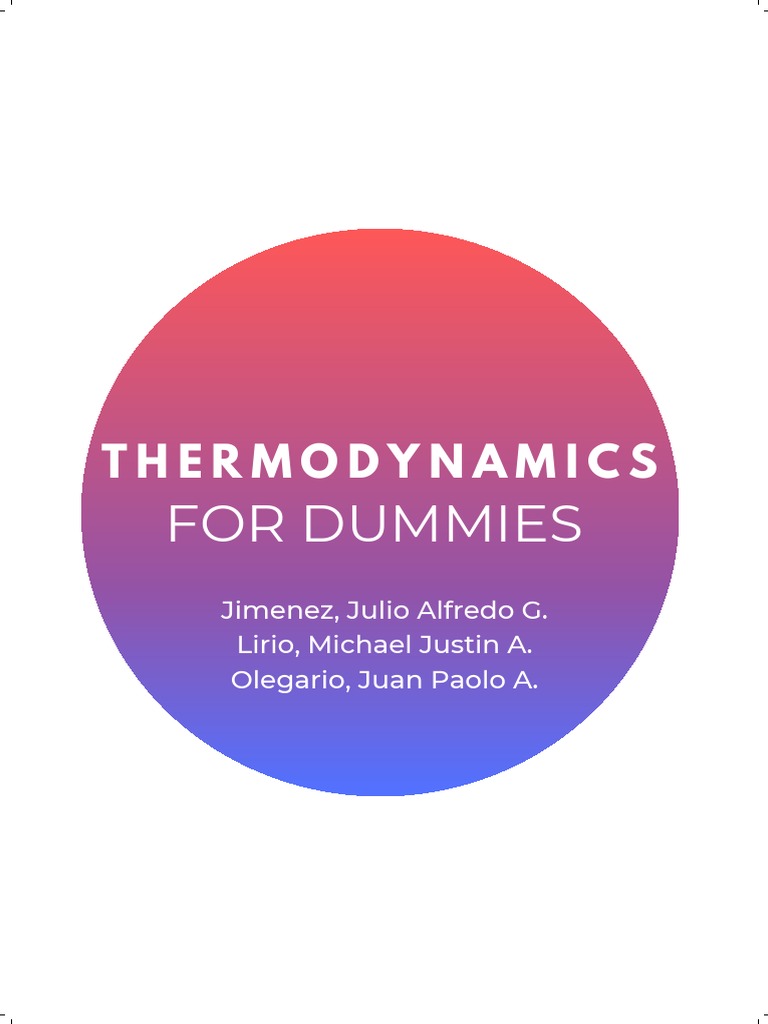 Thermodynamics intelligence overview