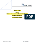 BUENO ELECTRIC BEPR-830U Digital Transformer Protection Device Technical Manual