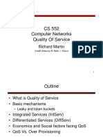 CS 552 Computer Networks Quality of Service: Richard Martin