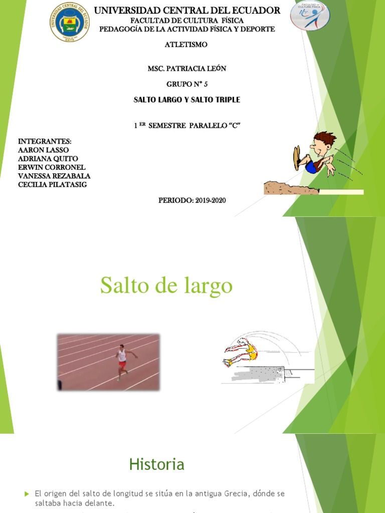 Atletismo Saltos | PDF | Deporte del atletismo | Juegos olímpicos