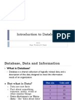 L1 - Introduction To Databases