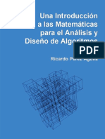 Una Introduccion a Las Matematicas Para El Analisis y Diseño de Algoritmos - Ricardo Perez Aguila