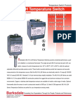 ML1H, L2H Temperature Switch