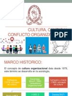 Cultura, Cambio y Conflicto Organizacional