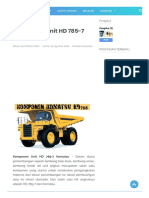 Komponen Unit HD 785-7 Komatsu - Dtambang - Com235408 PDF
