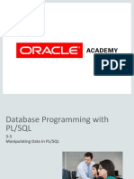 3-3 Manipulating Data in PLSQL