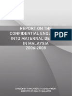 Maternal Death Malaysia