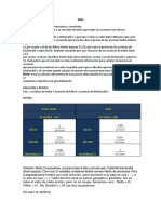 Resuelve sistema de ecuaciones de acciones de 3 compañías