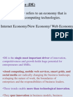 Digital Economy Refers To An Economy That Is Based On Digital Computing Technologies. Internet Economy/New Economy/ Web Economy