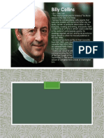 Billy Collins: - Famous For Conversational, Witty Poems That