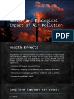 Health and Ecological Impact of Air Pollution