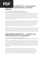 ACCA PER Performance Objectives Examples | PDF | Auditor's Report ...