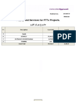 Supply And Services For Fttx Projects. ورياك وتروب عورشم: Contract No