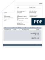 Invoice DUMeter DU Meter Internet Speed Bandwidth Monitoring Software Purchased On 03rd Nov. 2019