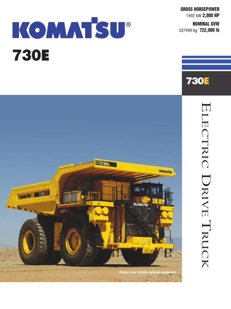 730E (AC) Spec Sheet PDF | PDF | Truck | Tire