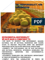 Environmental Responsibility, CSR and Green Consumerism