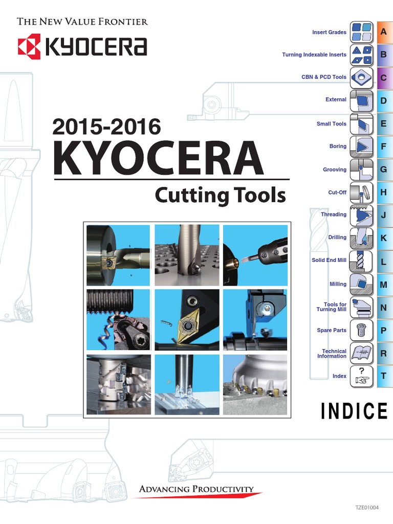 Kyocera - Catalog Geral - 2015-2016 PDF | PDF | Steel | Metals