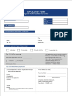 Application Form: Hyundai Authorised Service Center