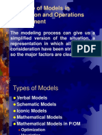 The Role of Models in Production and Operations Management