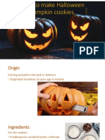 How To Make Halloween Pumpkin Cookies