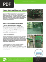 Steel Cord Conveyor Belting